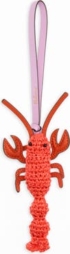 Mulberry Straw Lobster Bag Charm