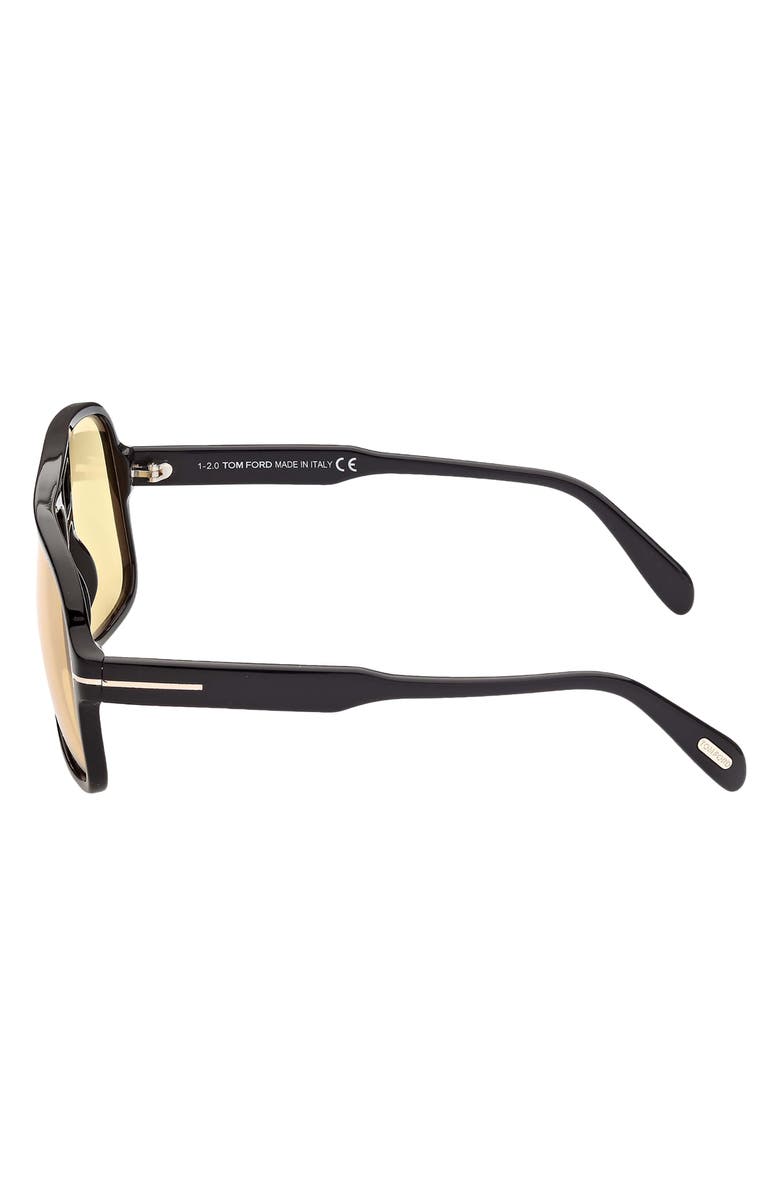 TOM FORD Falconer 60mm Gradient Navigator Sunglasses, Alternate, color, 