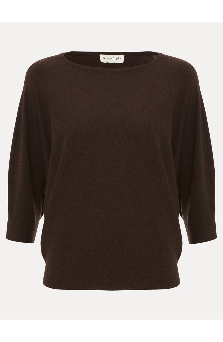 Phase Eight Cristine Knit Sweater, Alternate, color, Brown