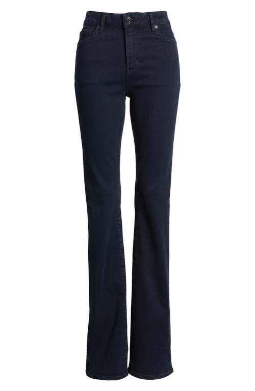 Frame Le Mini Boot Split Hem Bootcut Jeans In Blue