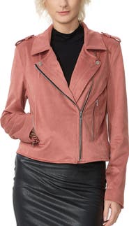 Kimi & Kai Willa Faux Suede Moto Jacket