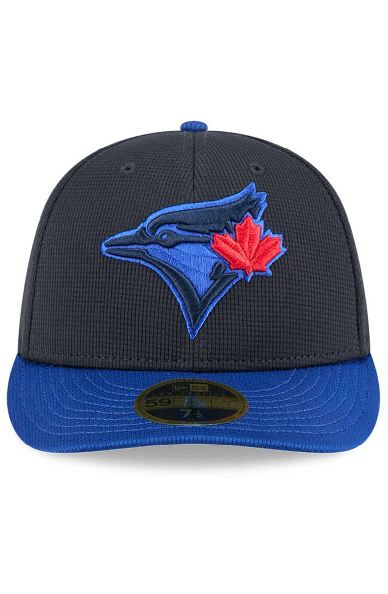 New Era Men's New Era Navy/Royal Toronto Blue Jays City Connect Batting Practice Low Profile 59FIFTY Fitted Hat, Alternate, color, 