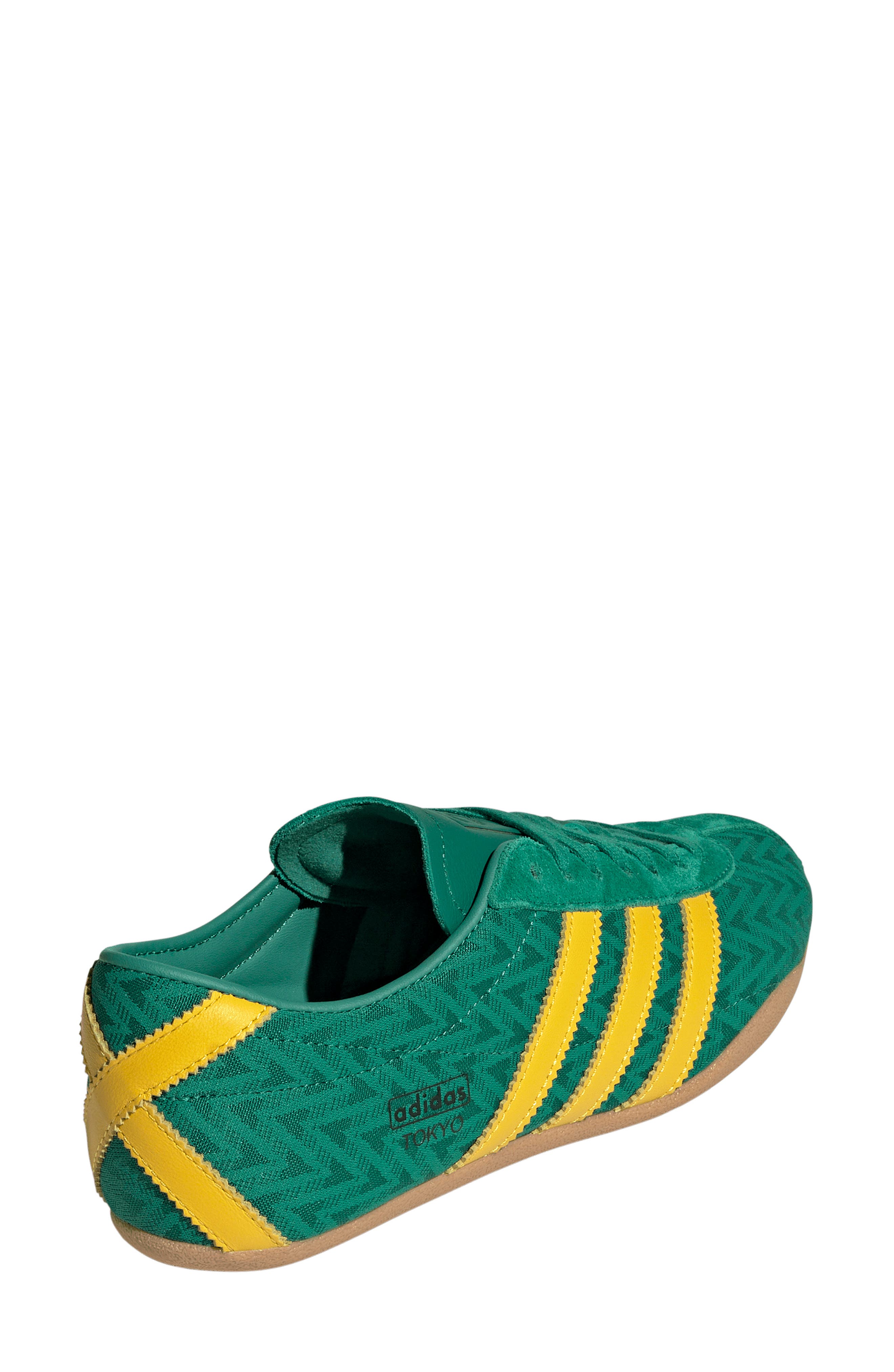 adidas Tokyo Jacquard Low Top Sneaker, Alternate, color, Bold Green/ Yellow/ Black