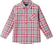 Andy & Evan Kids' Plaid Cotton Button-Up Shirt