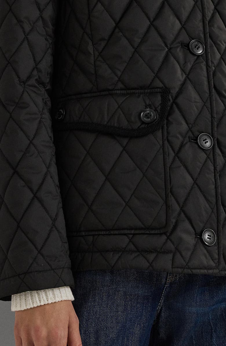 Lauren Ralph Lauren Quilted Corduroy Contrast Jacket, Alternate, color, 