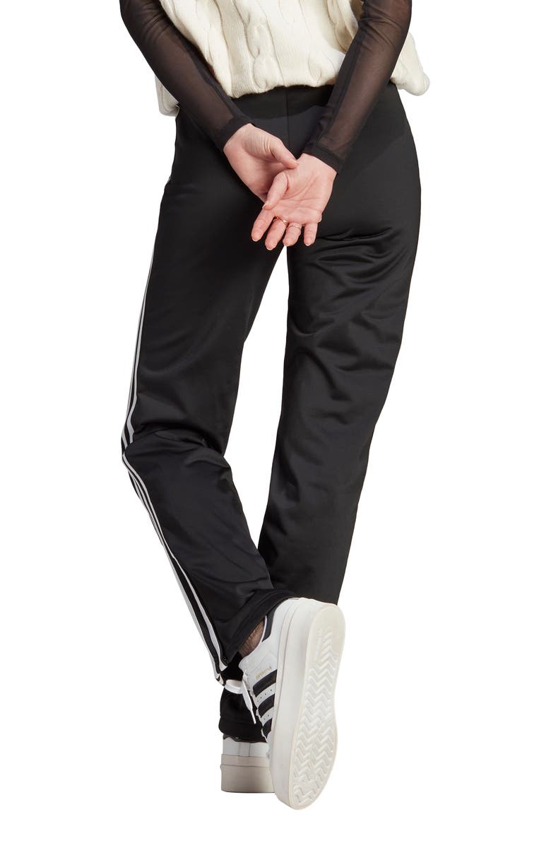 adidas Lifestyle Firebird Recycled Polyester Track Pants, Alternate, color, Black