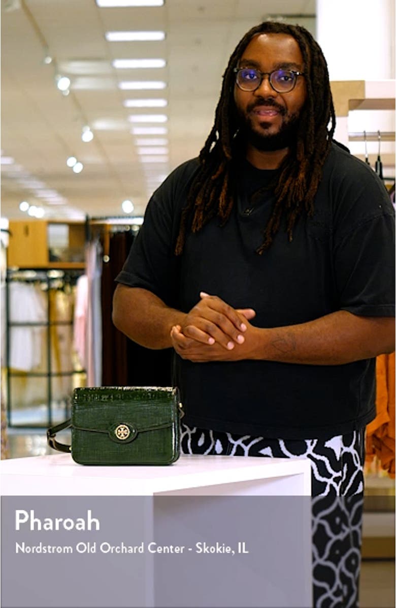 Robinson Crosshatched Leather Convertible Crossbody Bag, sales video thumbnail