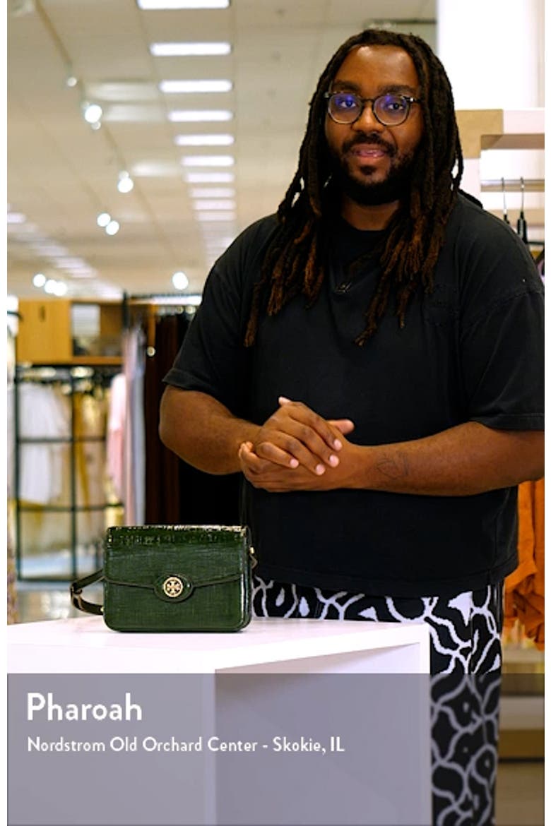 Robinson Crosshatched Leather Convertible Crossbody Bag video
