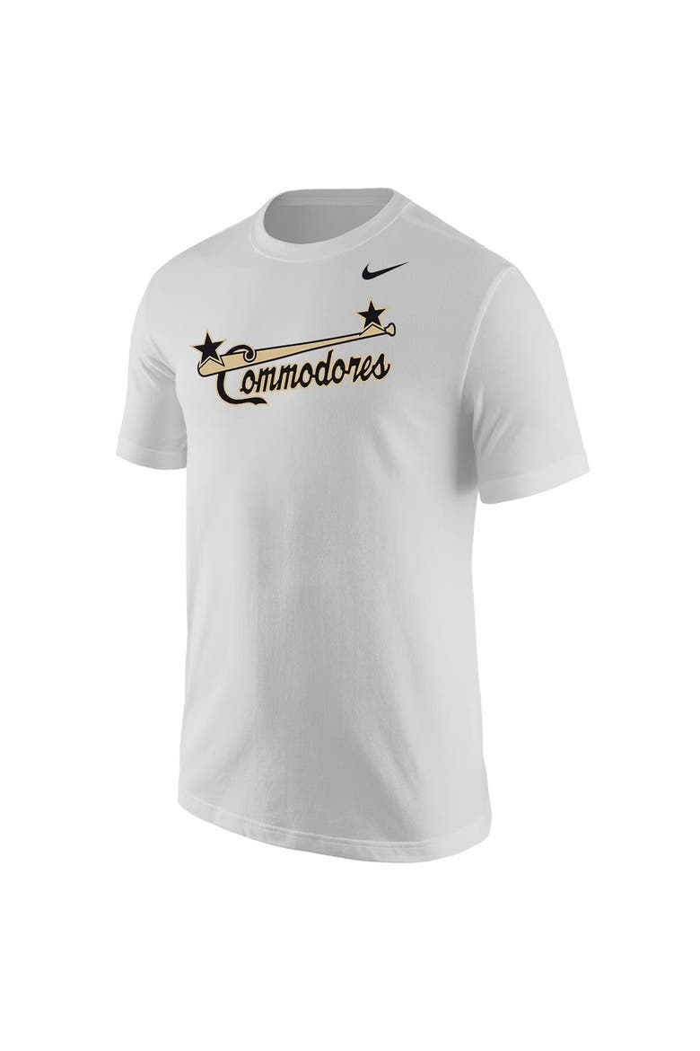 Men's Nike White Vanderbilt Commodores Baseball Vault T-Shirt, Alternate, color, White