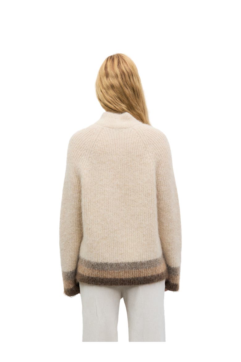 Rola Funnel Neck Sweater, Alternate, color, Pink Beige