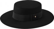 Helen Kaminski Suite Wool Boater Hat