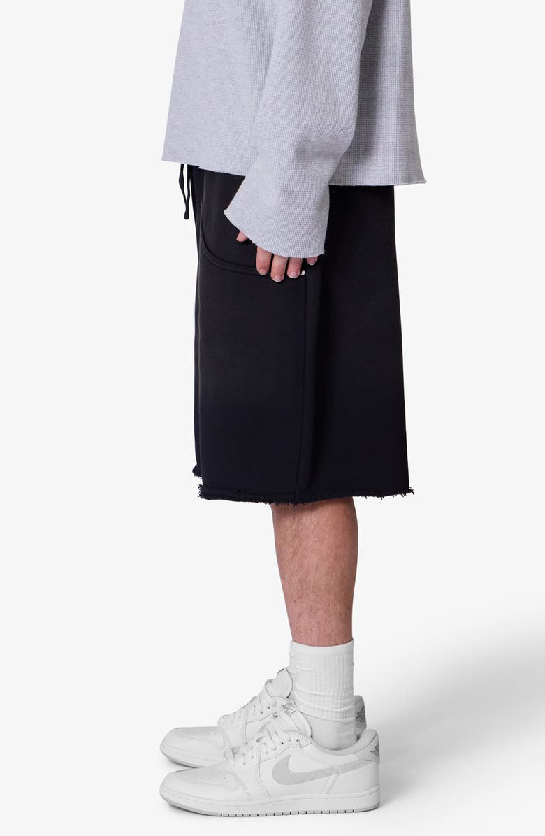 mnml West Double Knee Sweat Shorts, Alternate, color, 