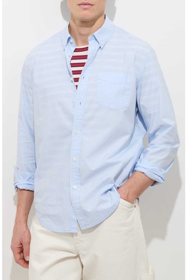 Standard Button-Down Shirt, Main, color, CALM BLUE