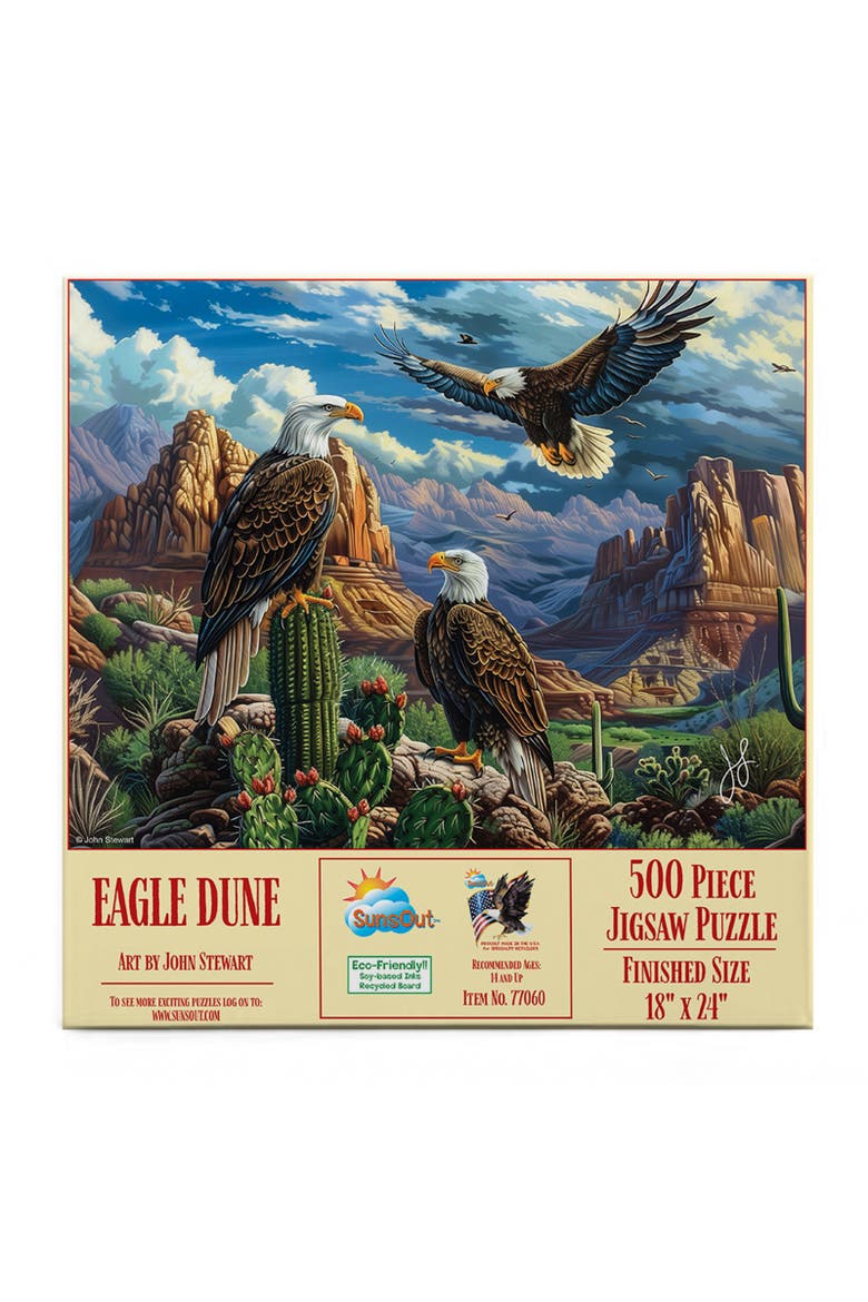 Eagle Dune 500 piece Jigsaw Puzzle for Adults, Alternate, color, Multicolor