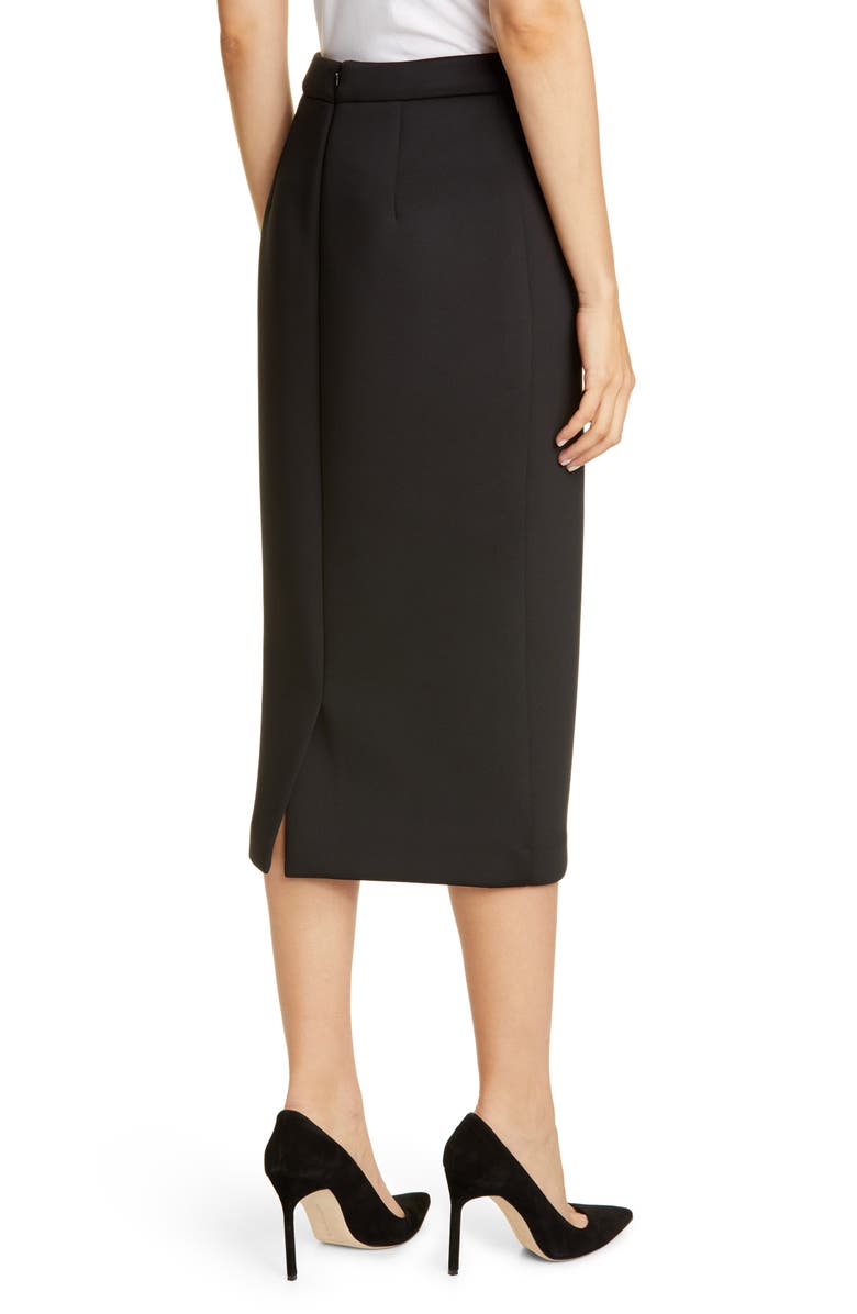 Badgley Mischka Collection Badgley Mischka Scuba Knit Pencil Skirt, Alternate, color, 
