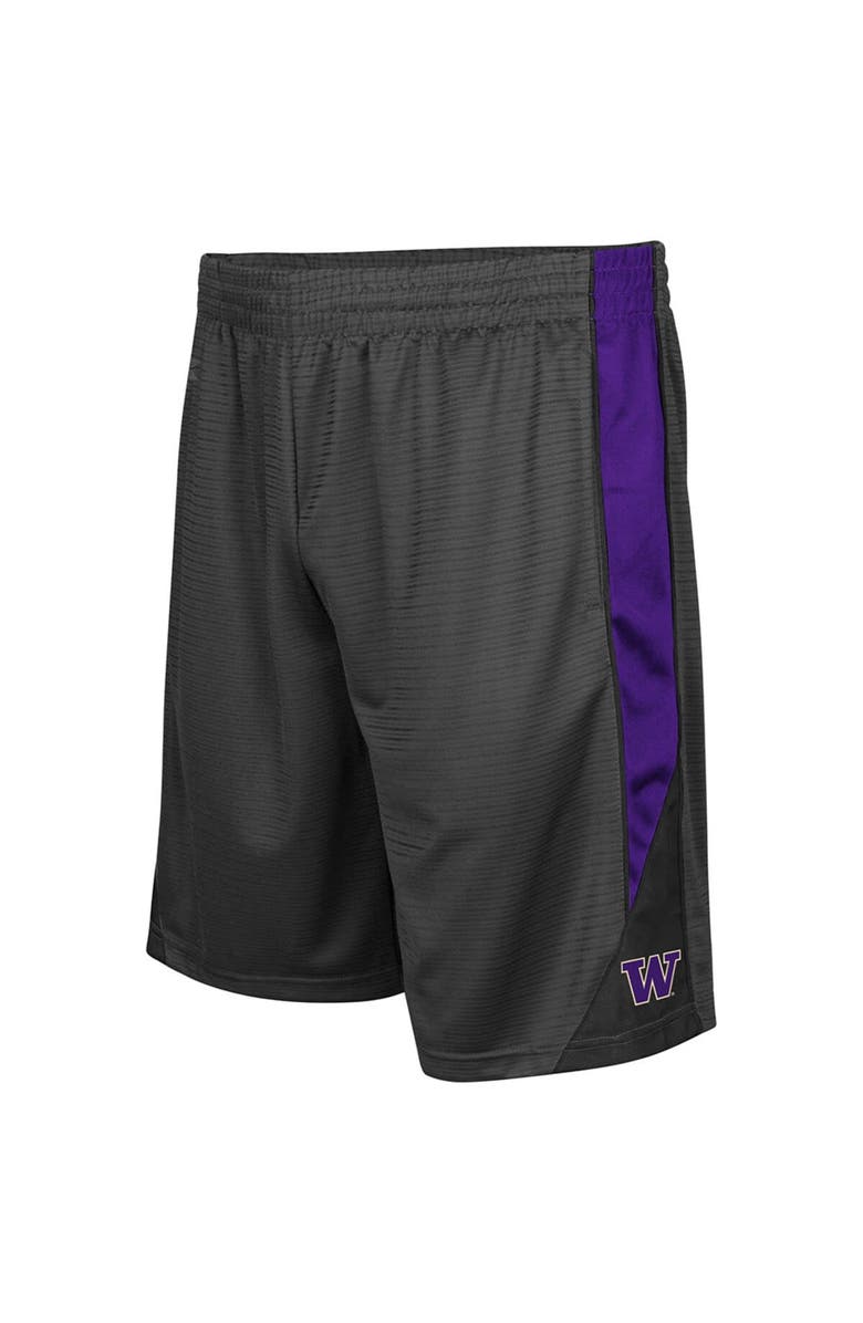 COLOSSEUM Men's Colosseum Charcoal Washington Huskies Turnover Shorts, Main, color, Charcoal