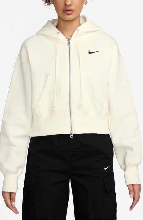 Nike Phoenix Relaxed Fit Cotton Blend Fleece Hoodie