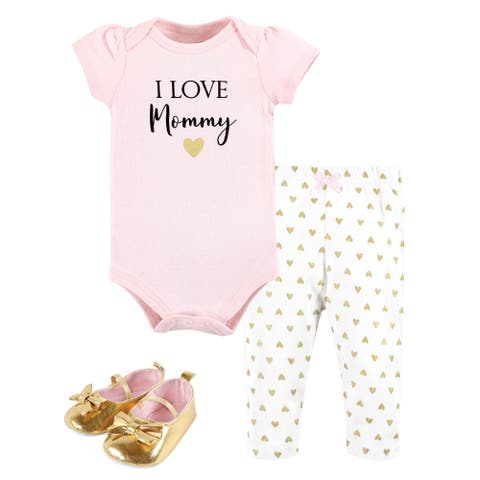 Soft Cotton Collection Bodysuit, Pants, and Footwear Collection