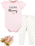 Hudson Baby Soft Cotton Collection Bodysuit, Pants, and Footwear Collection