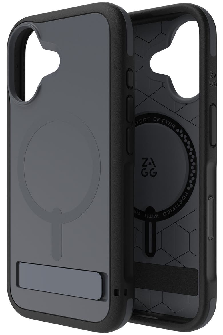 Sedona Snap MagSafe Case with Kickstand, Alternate, color, BLACK