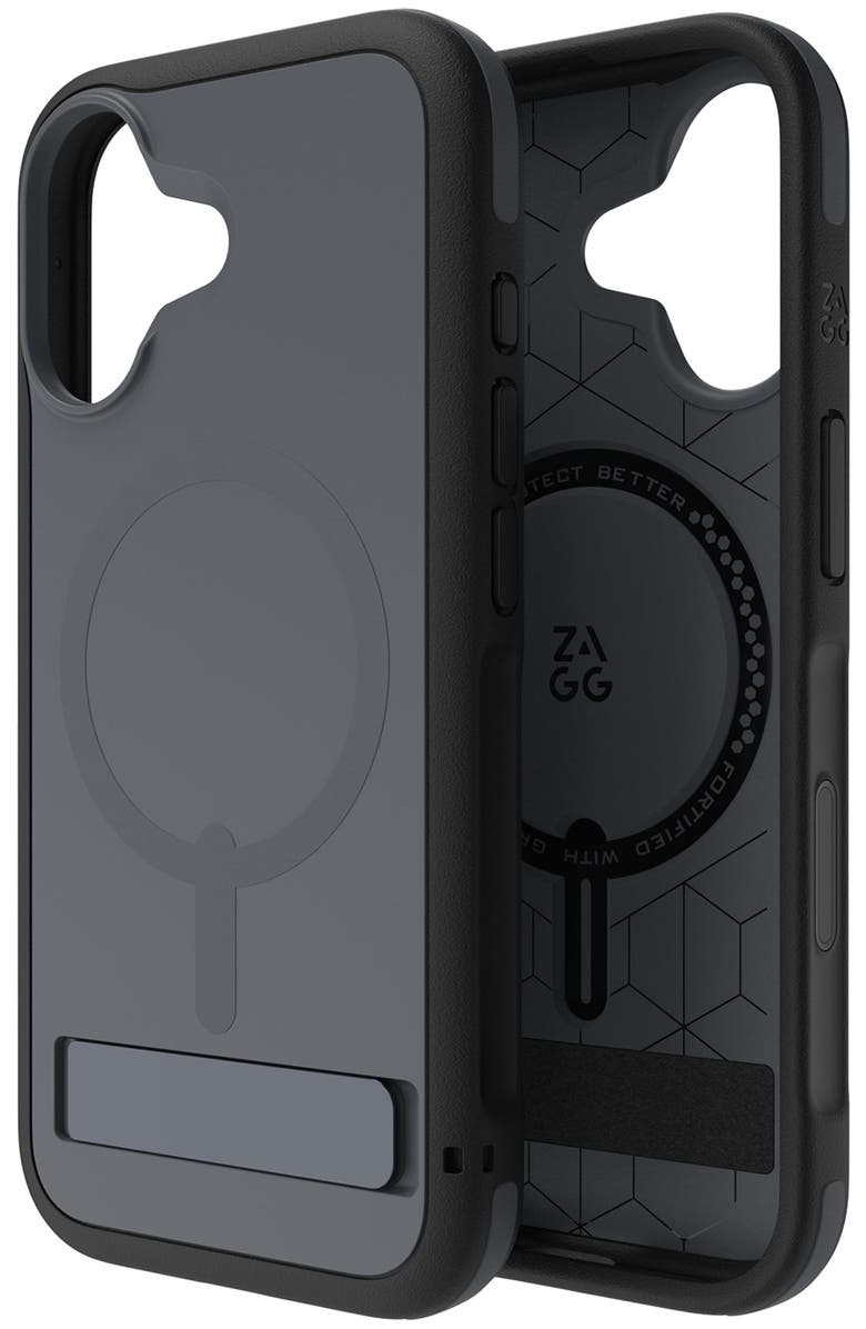 ZAGG Sedona Snap MagSafe Case with Kickstand, Alternate, color, Black