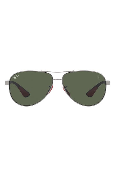 61mm Pilot Sunglasses