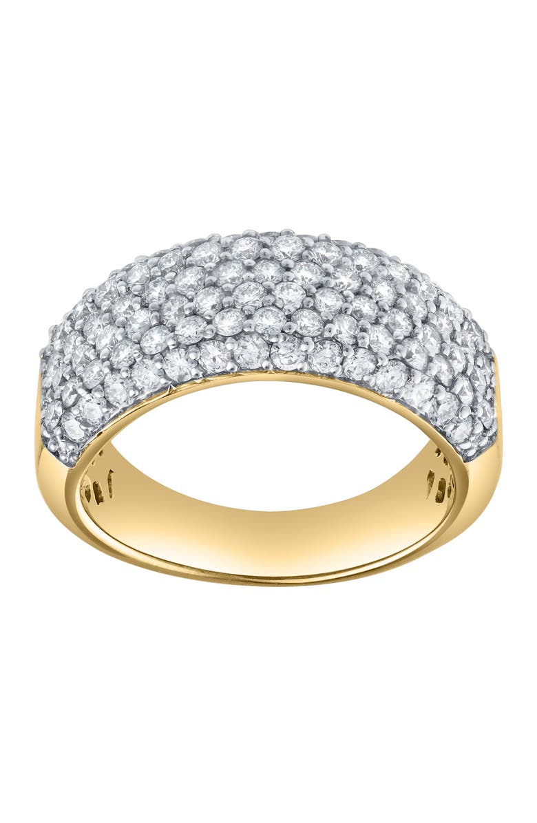LuvMyJewelry Eminence 1.60 Ct Natural Diamond 10K Gold Ring, Main, color, 10K Yellow Gold