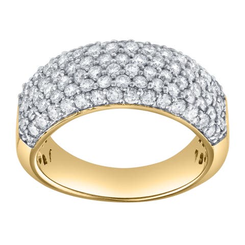 Eminence 1.60 Ct Natural Diamond 10K Gold Ring