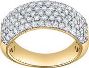 LuvMyJewelry Eminence 1.60 Ct Natural Diamond 10K Gold Ring