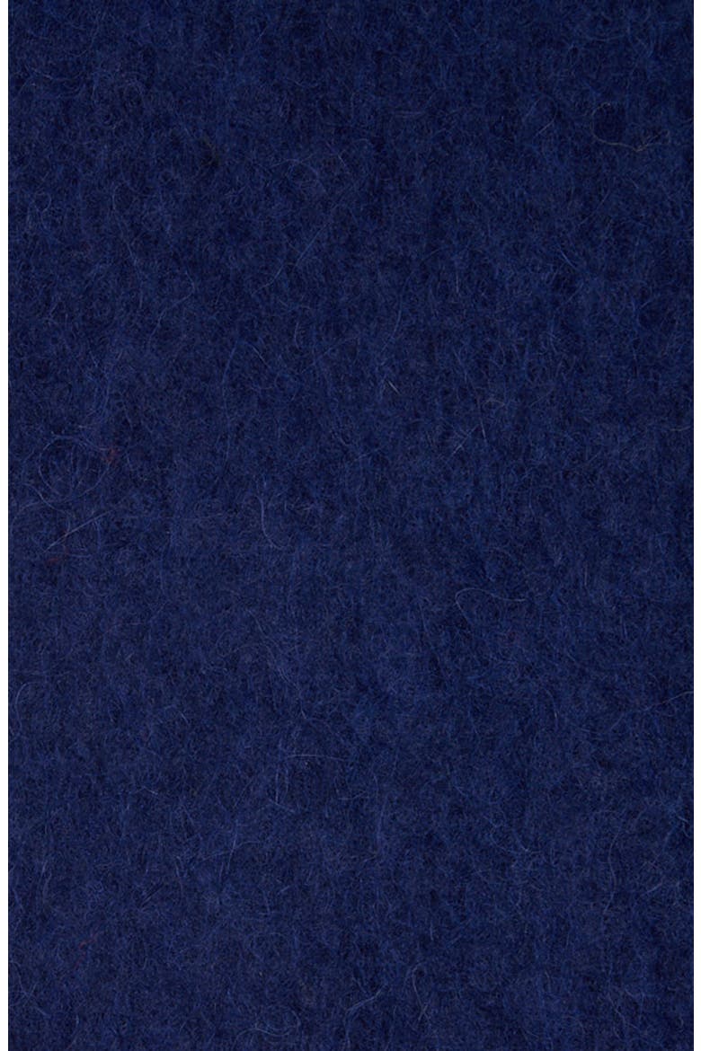 Firna Fuzzy Scarf, Alternate, color, BLACK/ BLUE