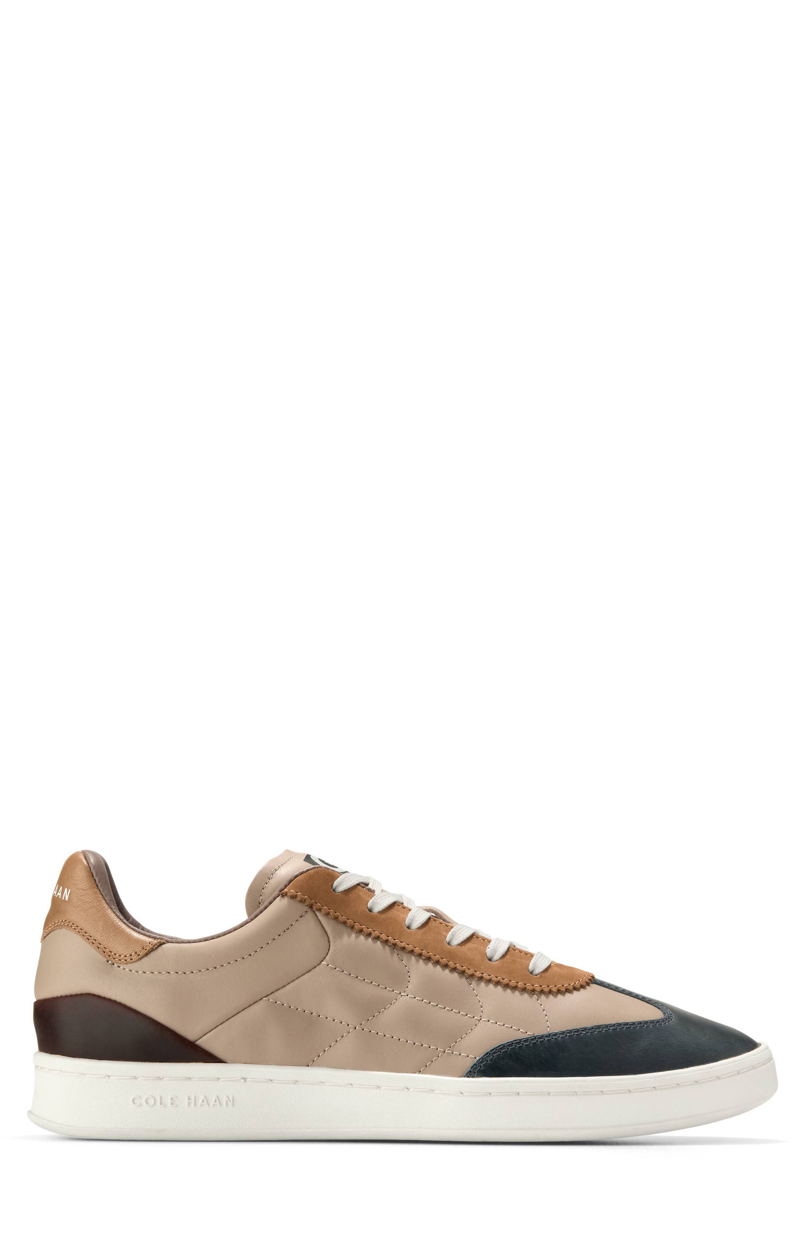 GrandPro Breakaway Leather Sneaker, Alternate, color, DARK LATTE MULTI