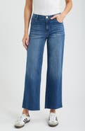 1822 Denim Slim Mid Rise Wide Leg Jeans