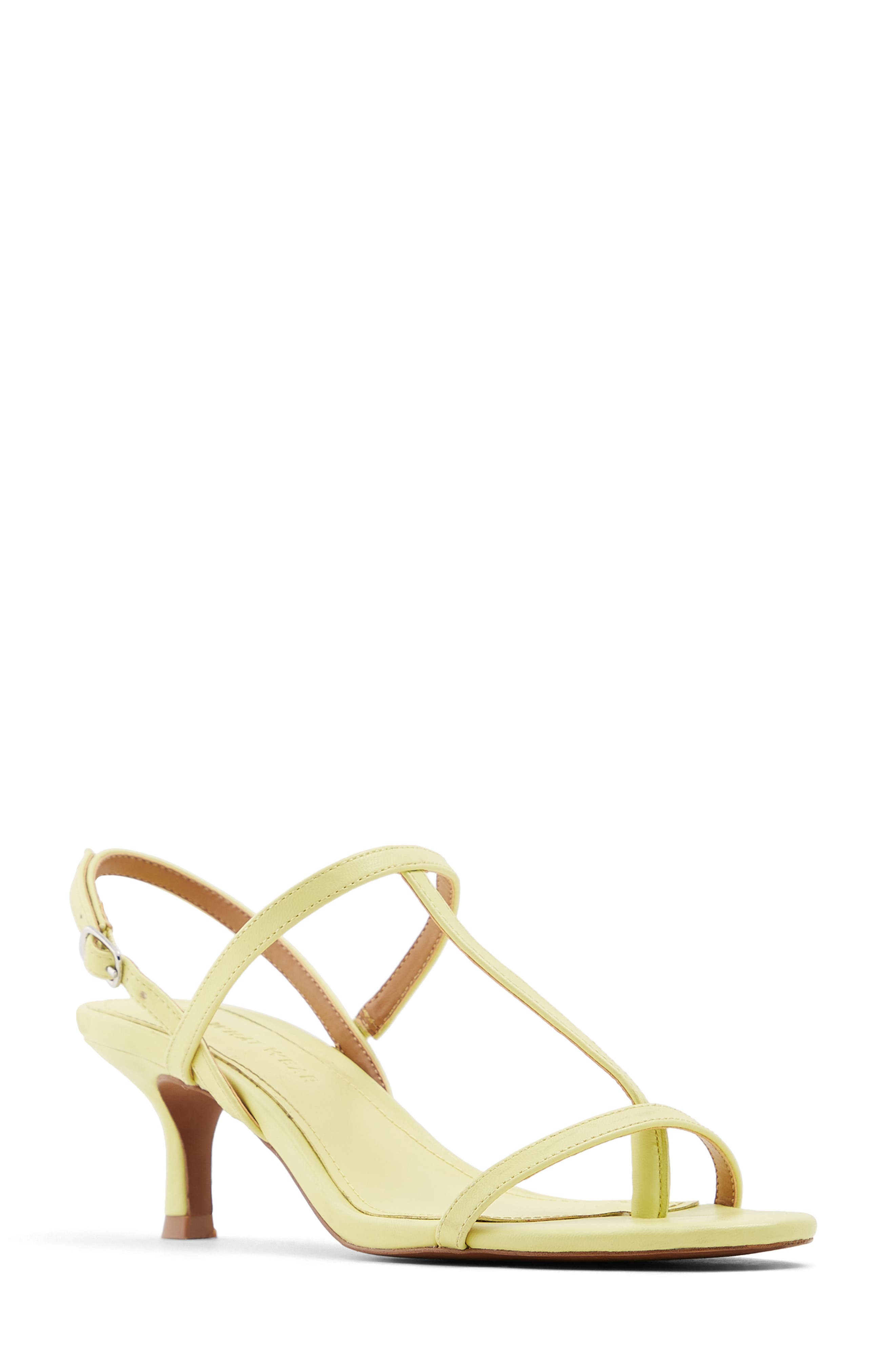 Romi Sandal, Main, color, YELLOW FAUX LEATHER
