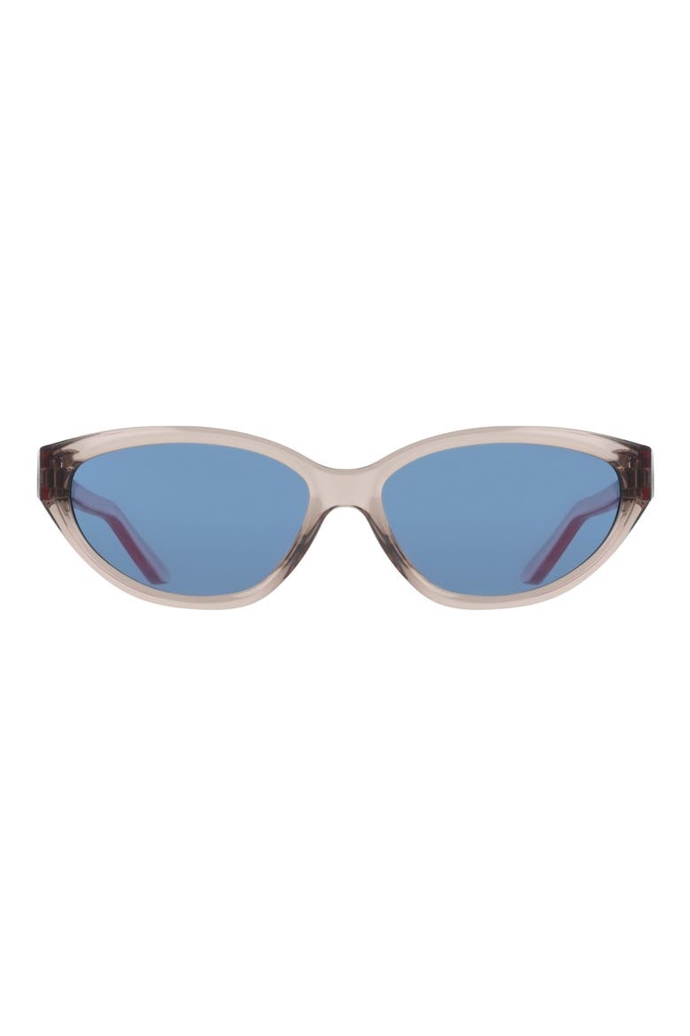 Tide Solar 57mm Cat Eye Sunglasses, Main, color, COLLEGE GREY / TEAL