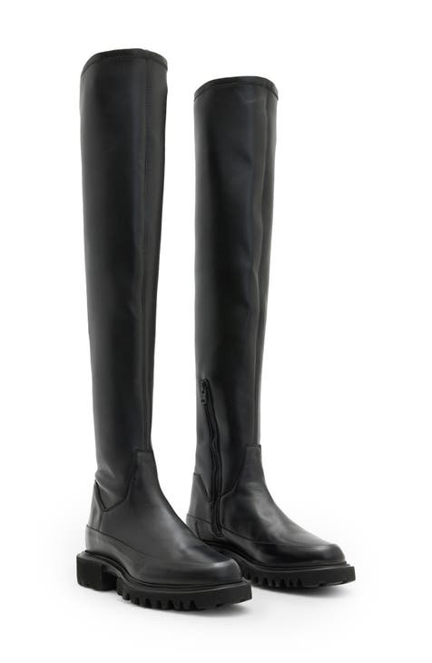 Nordstrom black over the knee boots online