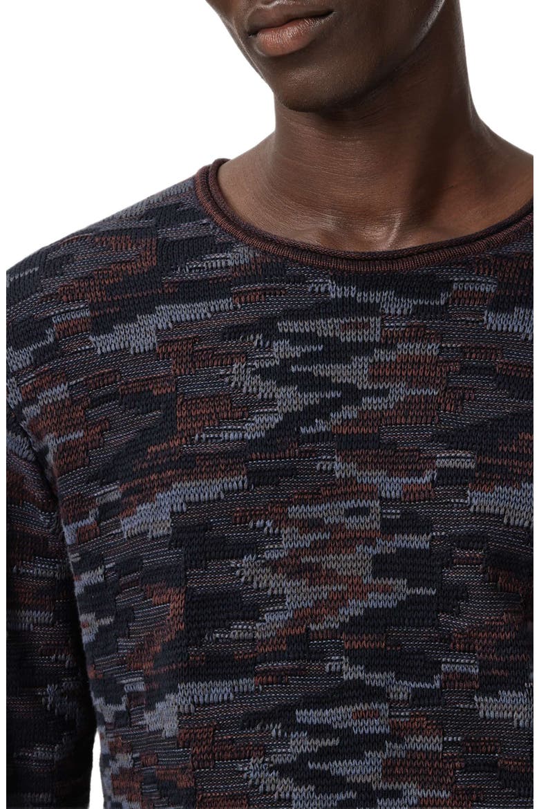 Caden Winter Pavement Organic Cotton Sweater, Alternate, color, NIGHT SKY