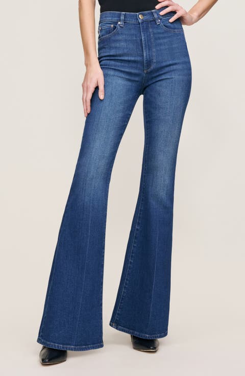 Women's Blue High-Waisted Jeans | Nordstrom