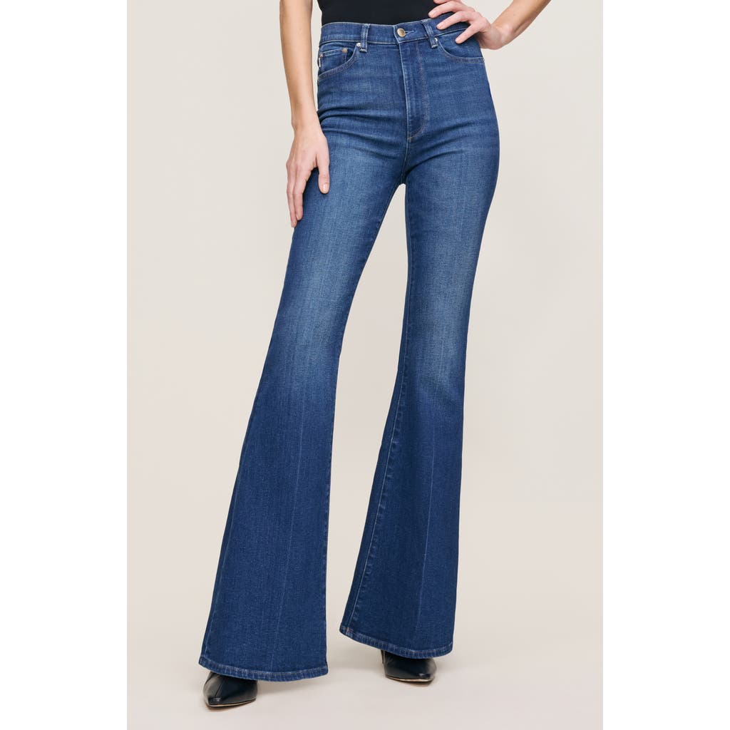 Dl1961 Rachel Instasculpt High Waist Flare Jeans In Blue
