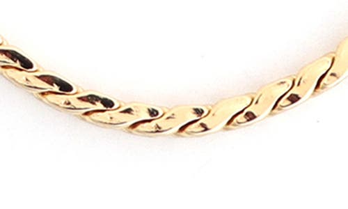 Panacea Set Of 2 Heart Station & Snake Chain Necklaces In Gold