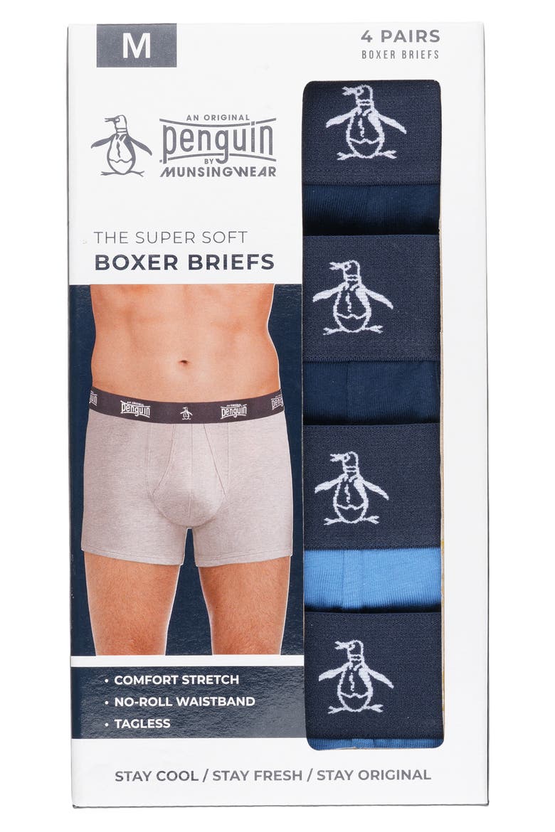 Assorted 4-Pack Boxer Briefs, Alternate, color, BLUE/ NAVY