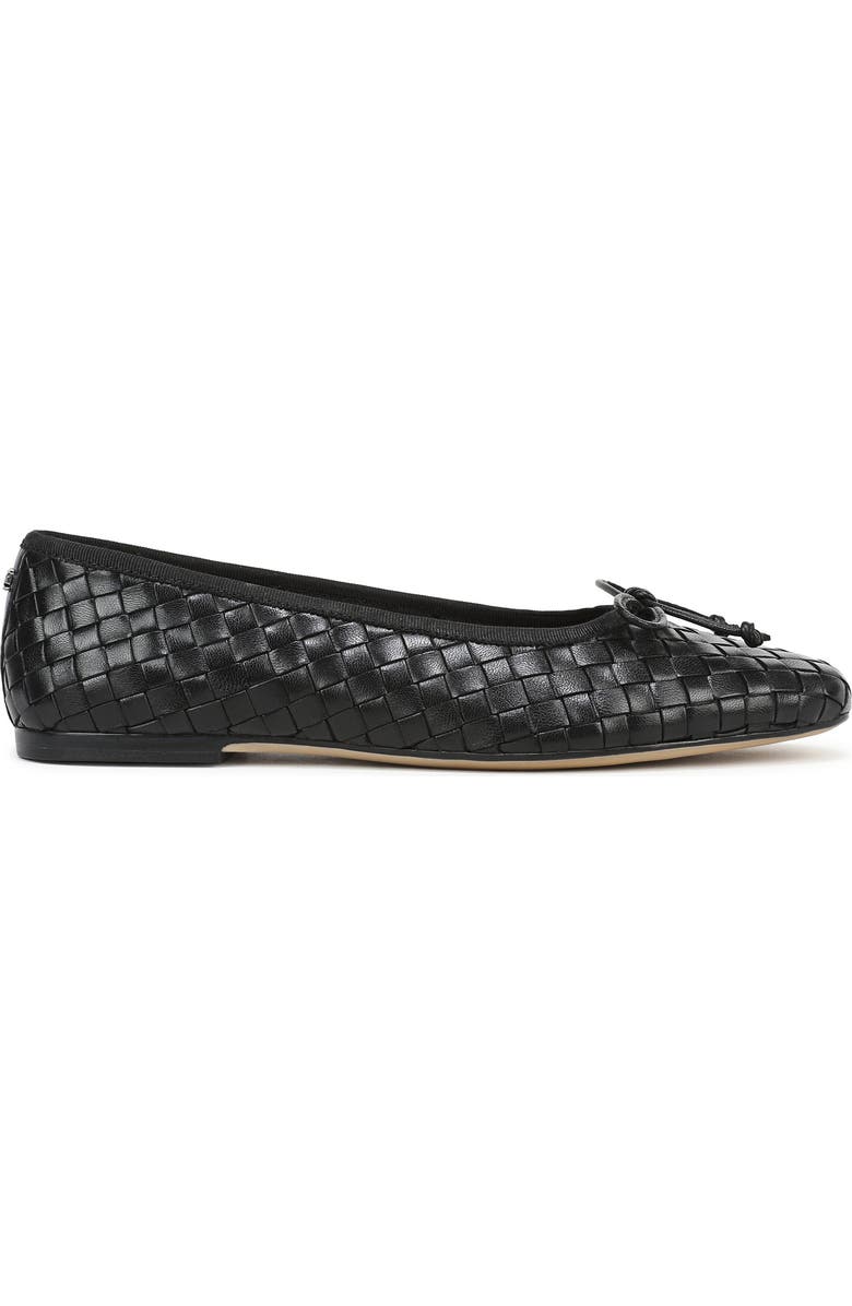 Sam Edelman Ruthie Woven Ballet Flat, Alternate, color, Black