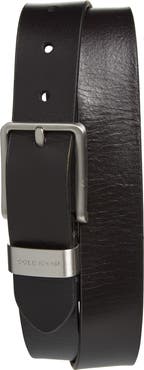 Cole Haan Metal Loop Leather Belt