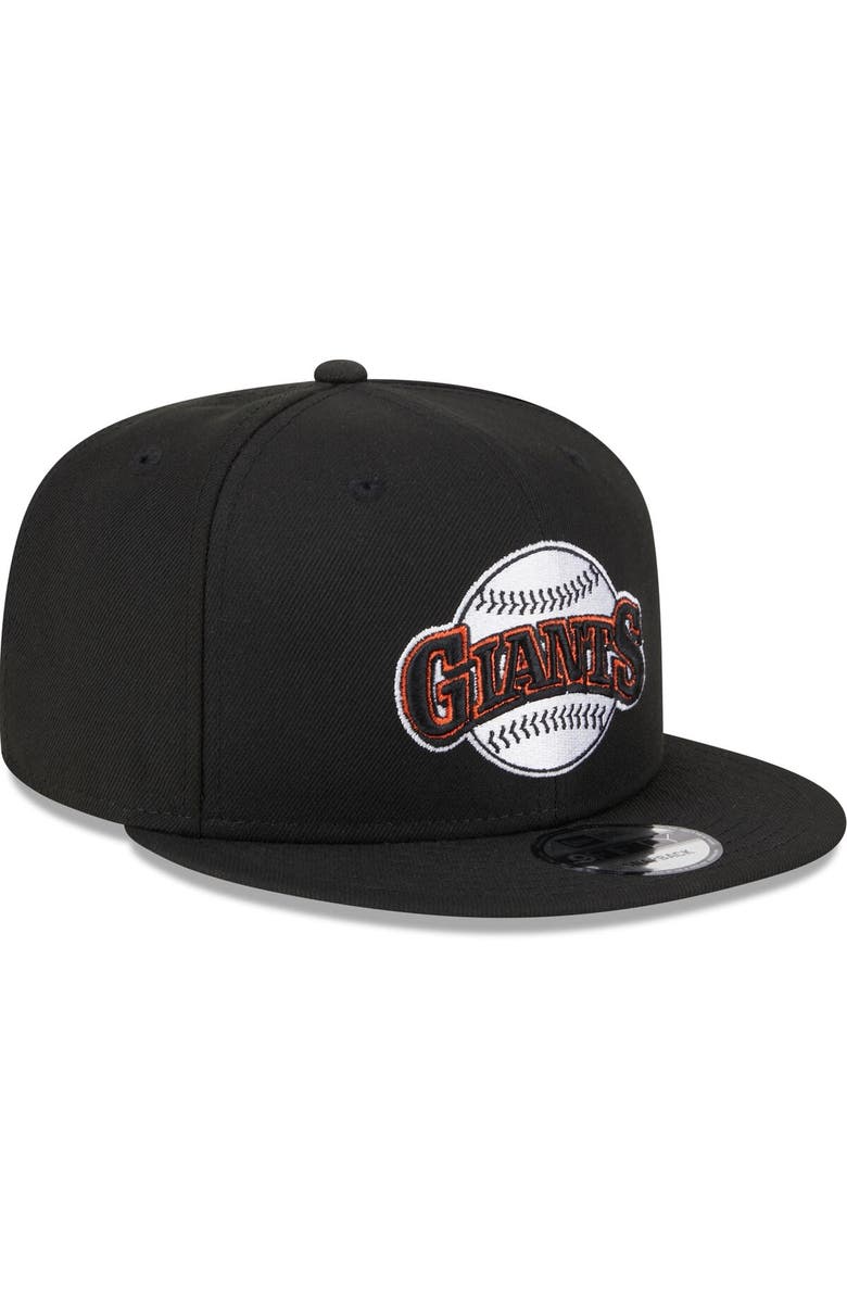 New Era Men's New Era  Black San Francisco Giants 2024 Batting Practice 9FIFTY Snapback Hat, Alternate, color, Black