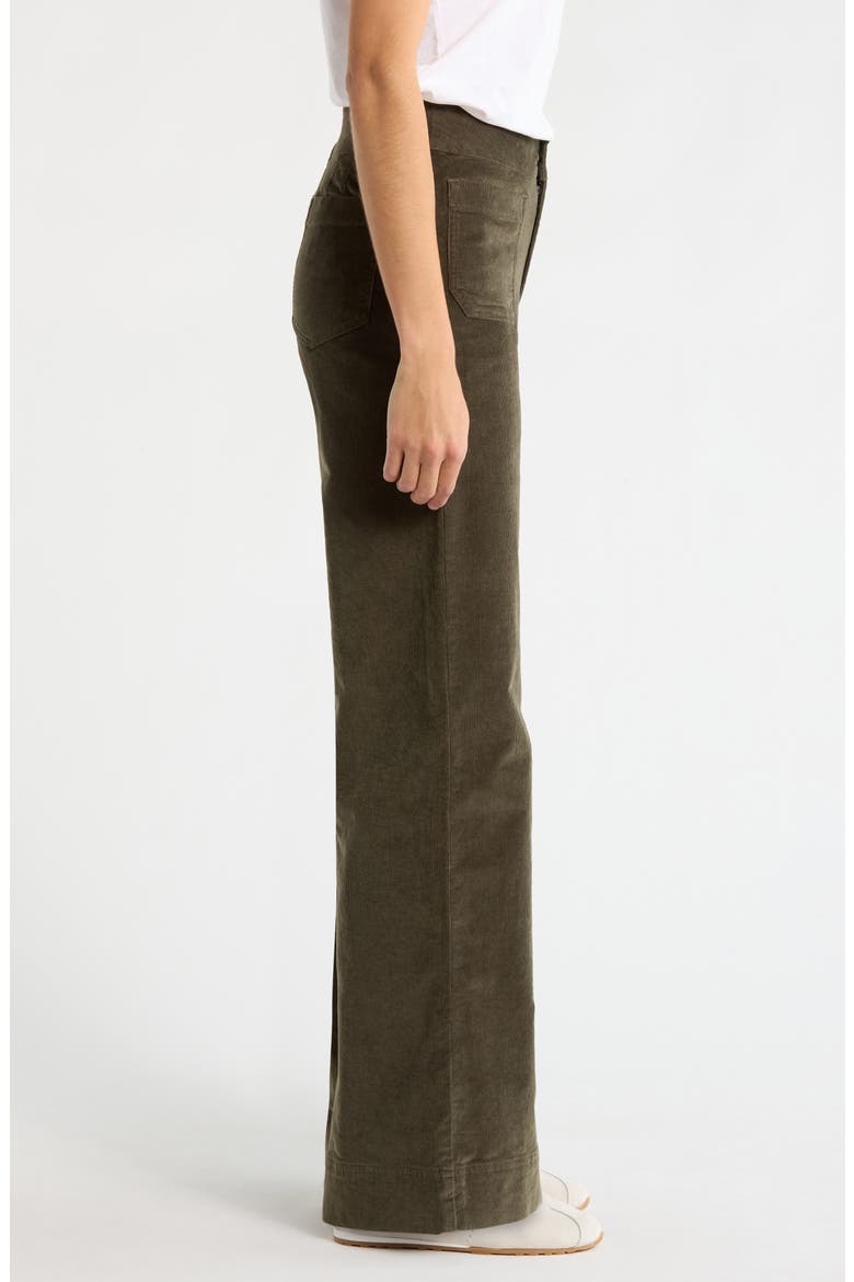 Everyday Patch Pocket Cotton Blend Corduroy Pants, Alternate, color, GRAPE LEAF