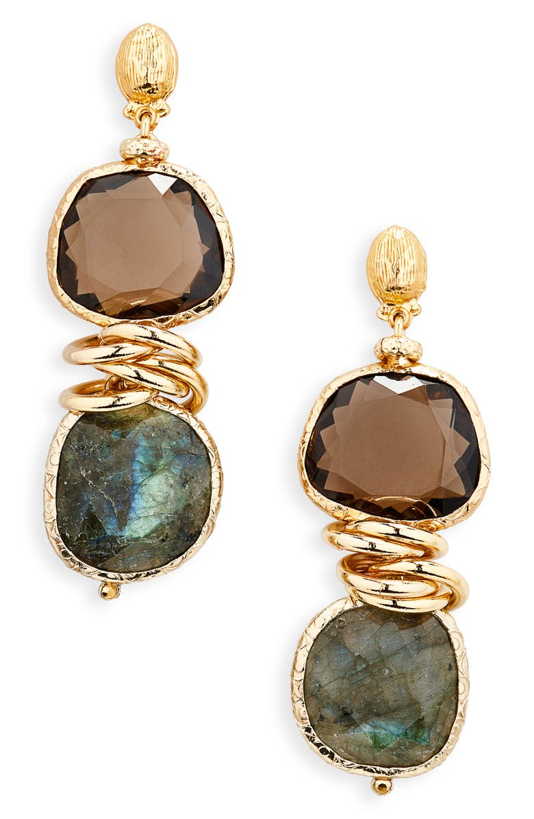 Gas Bijoux Sirena Drop Earrings, Main, color, 