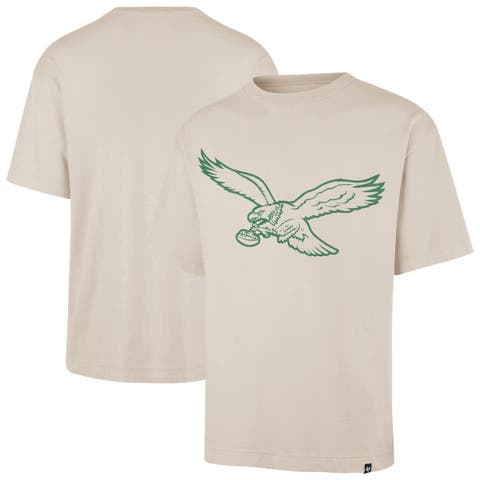 Men's '47 Tan Philadelphia Eagles Bouldering Imprint Ravine Foundation Throwback T-Shirt
