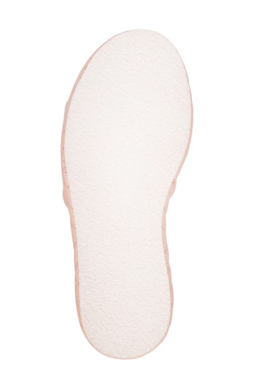 Beautiisoles Deedee Platform Slide Sandal In Light Pink