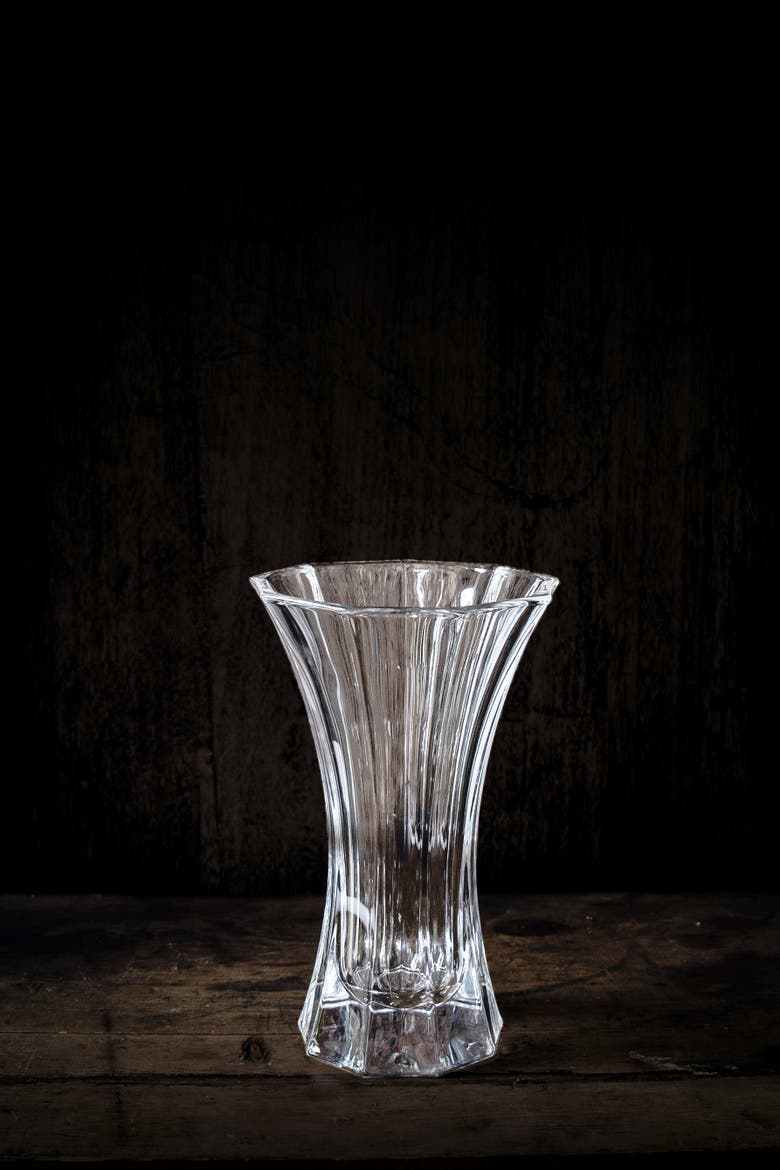 Saphir 11.8" Vase, Alternate, color, Clear