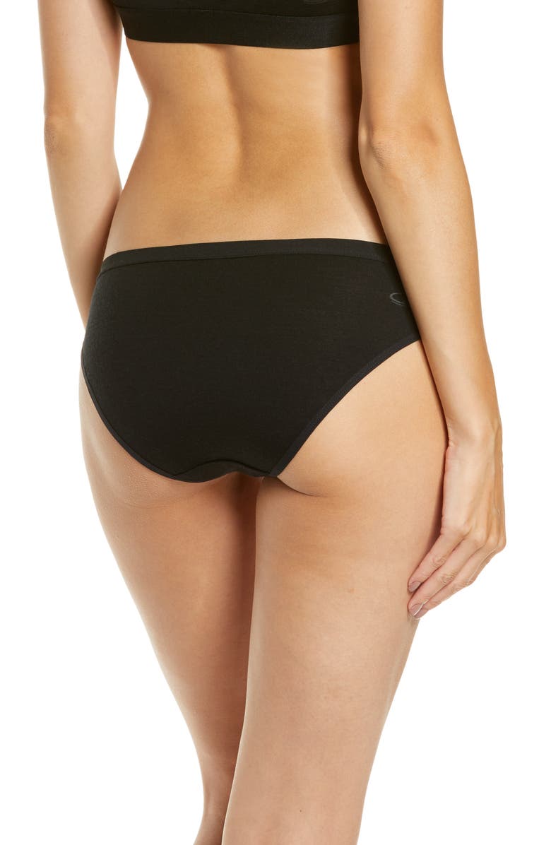 Icebreaker Siren Merino Wool Blend Bikini, Alternate, color,