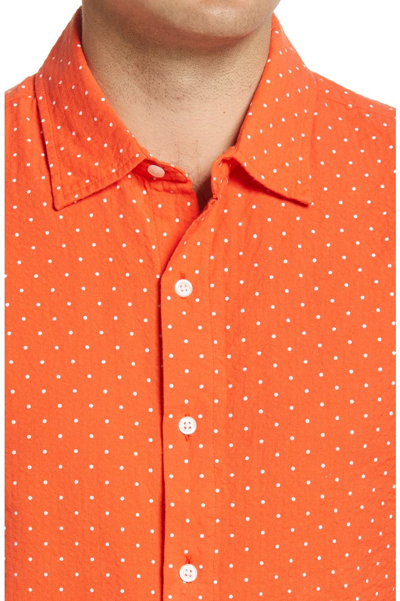 Riviera Slim Fit Short Sleeve Button-Up Shirt, Alternate, color, MILLER COVE SEERSUCKER